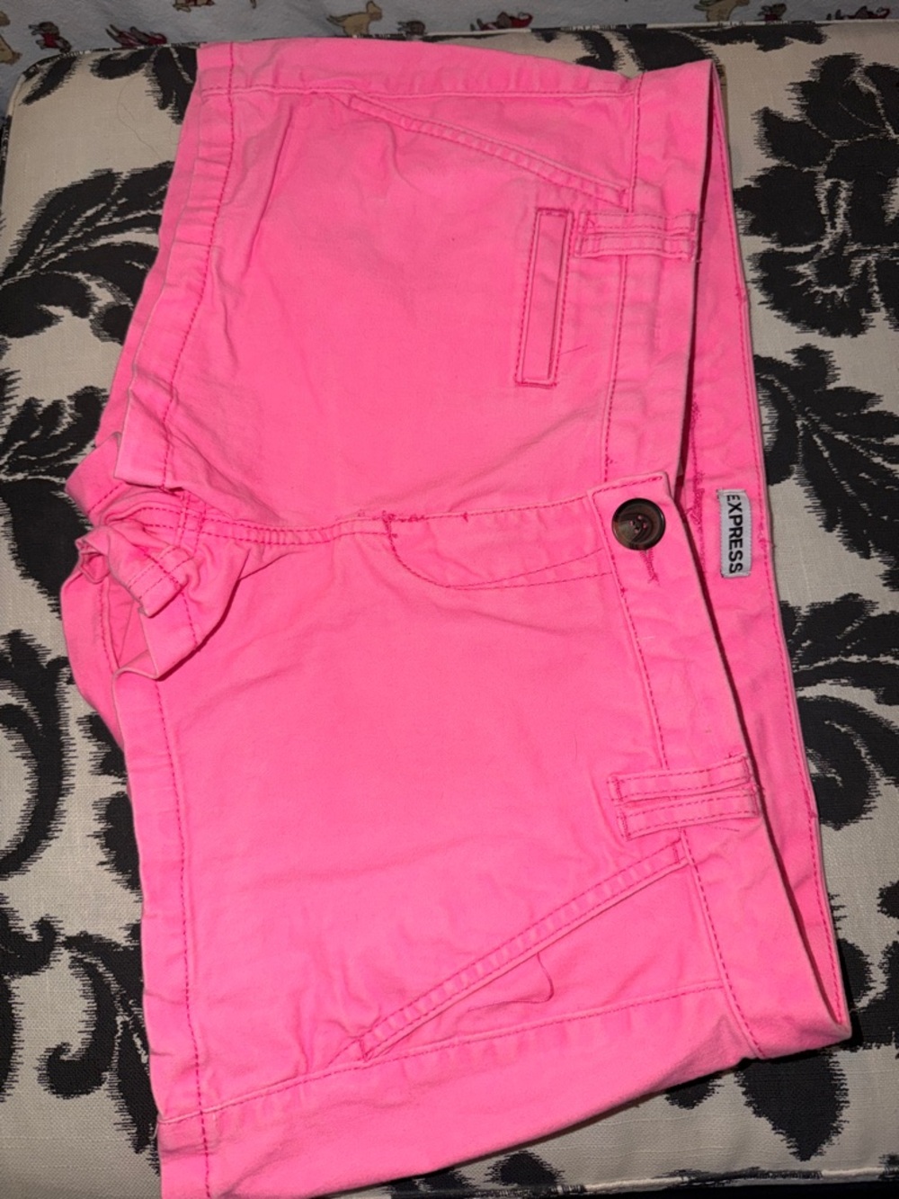 Express Neon Pink Ladies Shorts